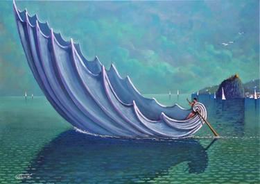 Original Surrealism Seascape Paintings by Giuseppe Sticchi