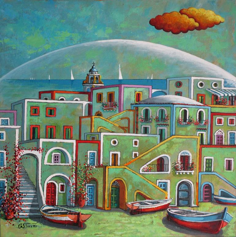 Piccole isole Painting by Giuseppe Sticchi | Saatchi Art