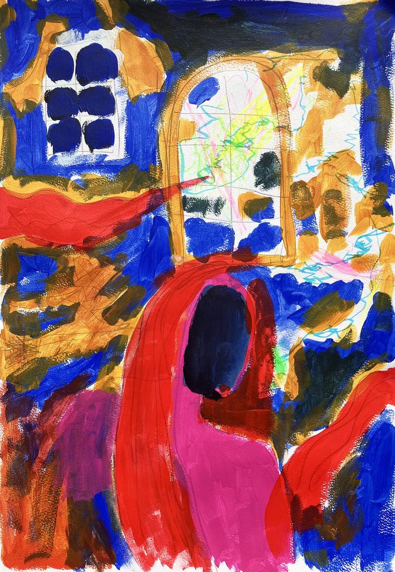 Print of Women Paintings by Nataliia Taranukha