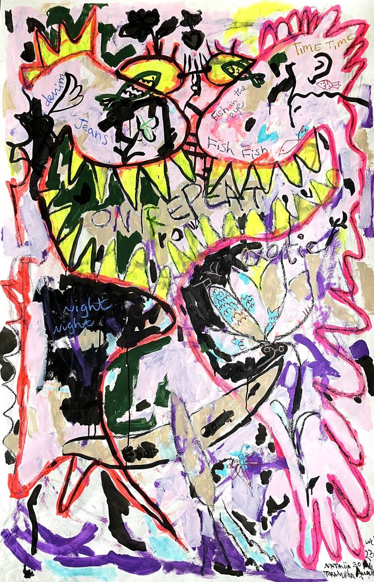 Print of Abstract Expressionism Abstract Paintings by Nataliia Taranukha