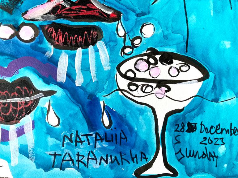 Original Abstract Expressionism Love Painting by Nataliia Taranukha