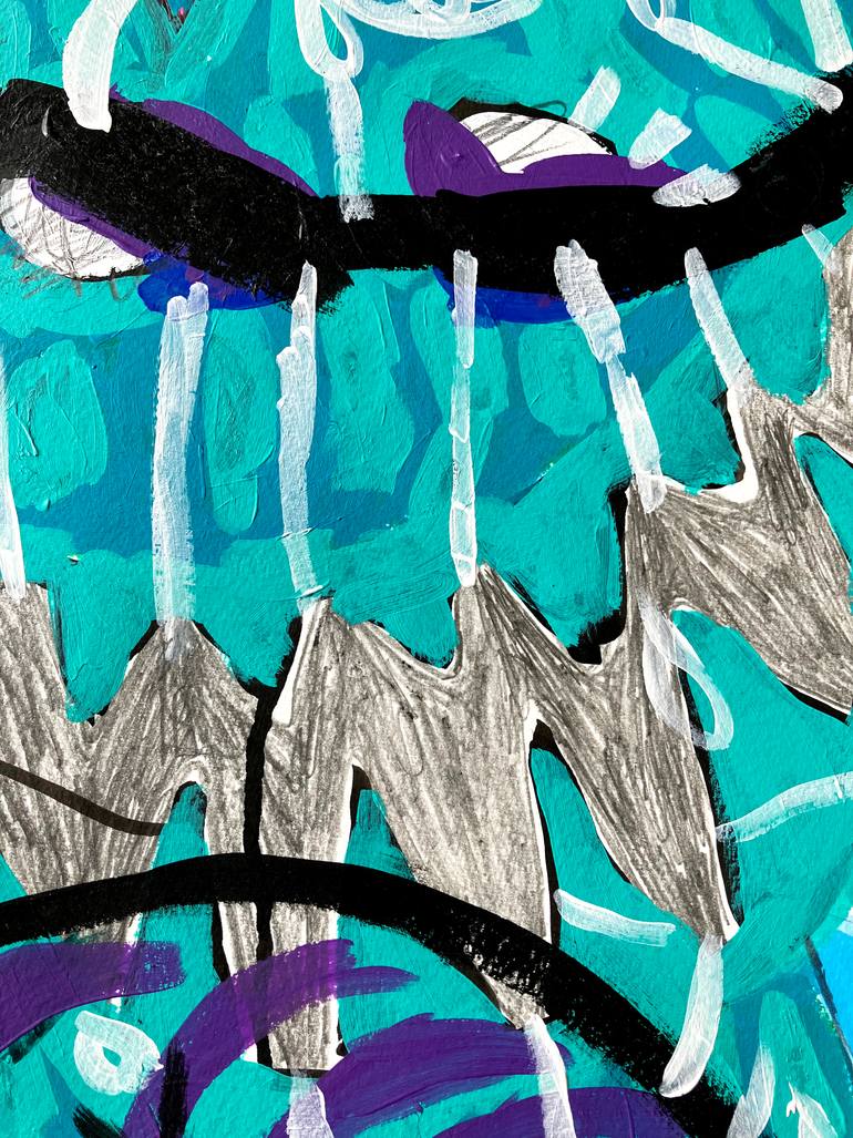 Original Abstract Expressionism Love Painting by Nataliia Taranukha