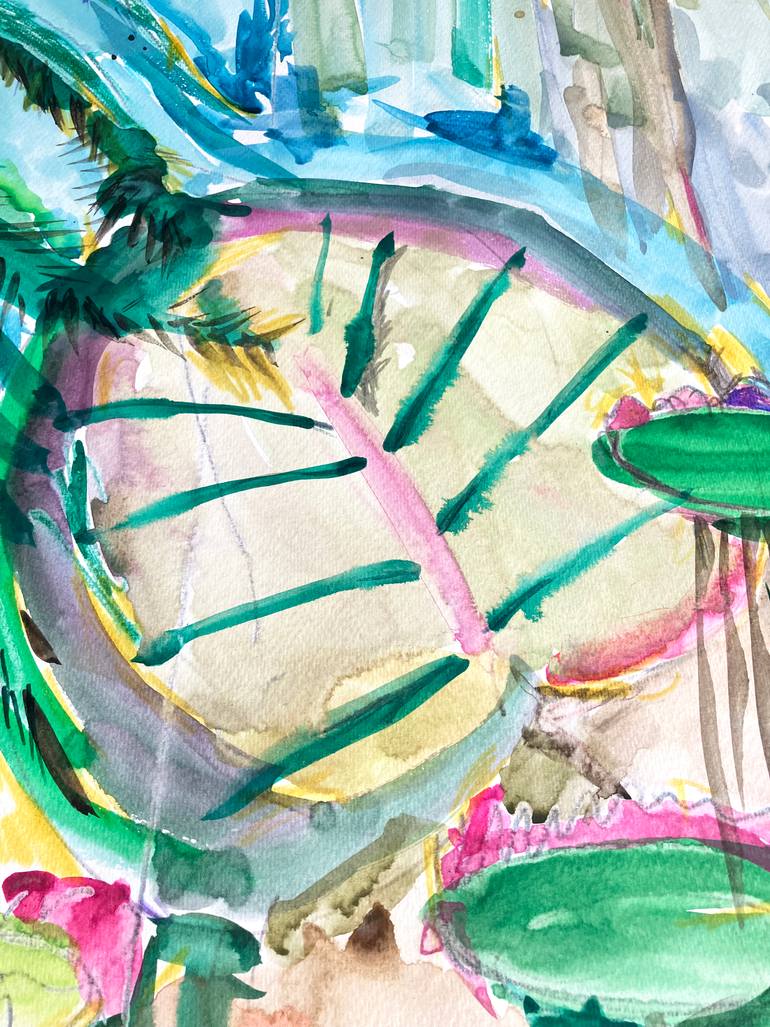 Original Contemporary Botanic Painting by Nataliia Taranukha