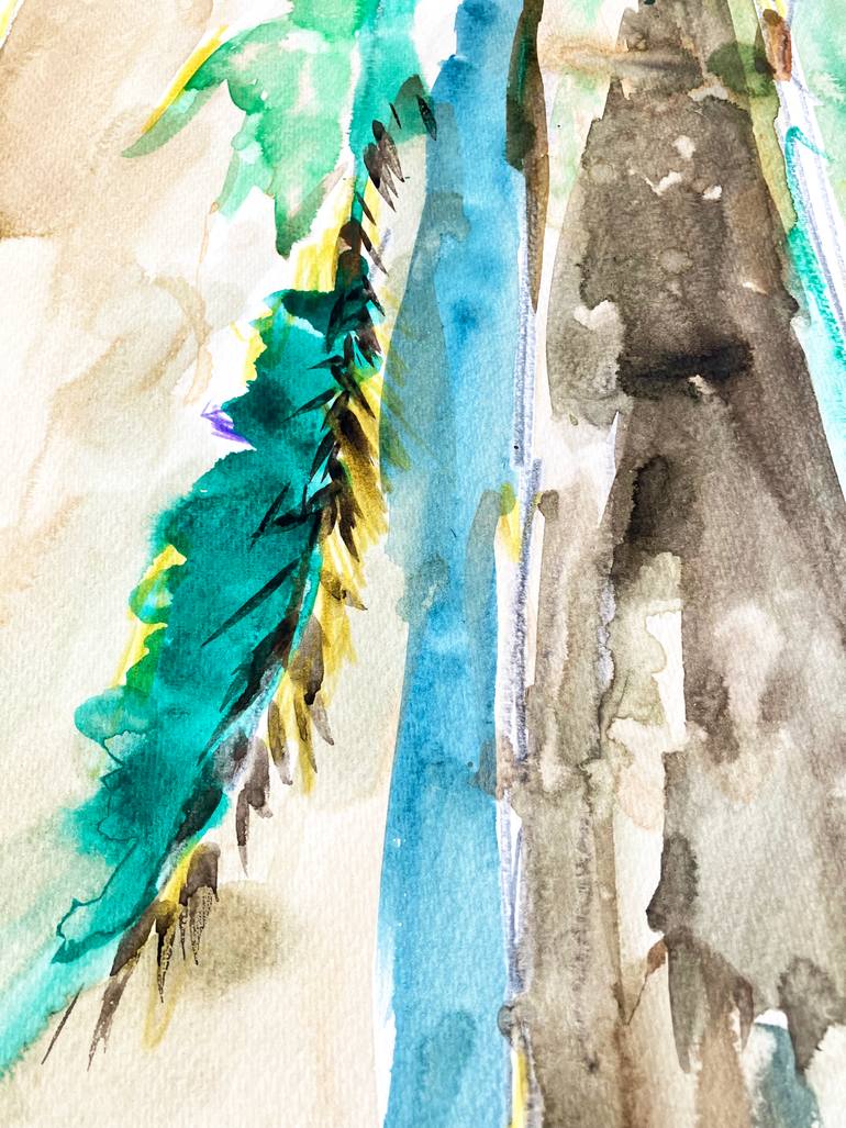 Original Contemporary Botanic Painting by Nataliia Taranukha