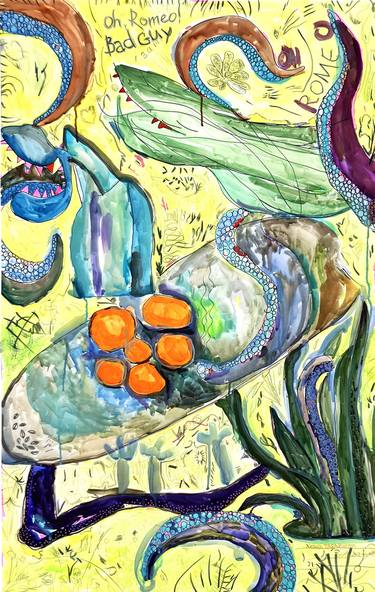 Original Neo-impressionism Abstract Painting by Nataliia Taranukha