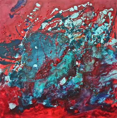 Original Abstract Expressionism Abstract Paintings by Gray Jacobik