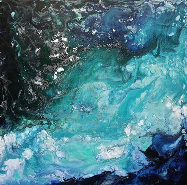 Print of Conceptual Seascape Paintings by Gray Jacobik