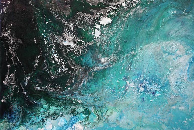Original Conceptual Seascape Painting by Gray Jacobik
