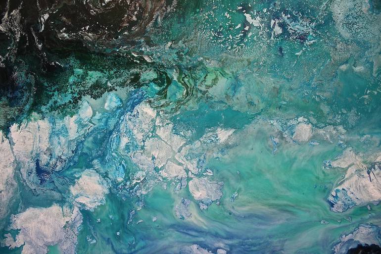 Original Conceptual Seascape Painting by Gray Jacobik