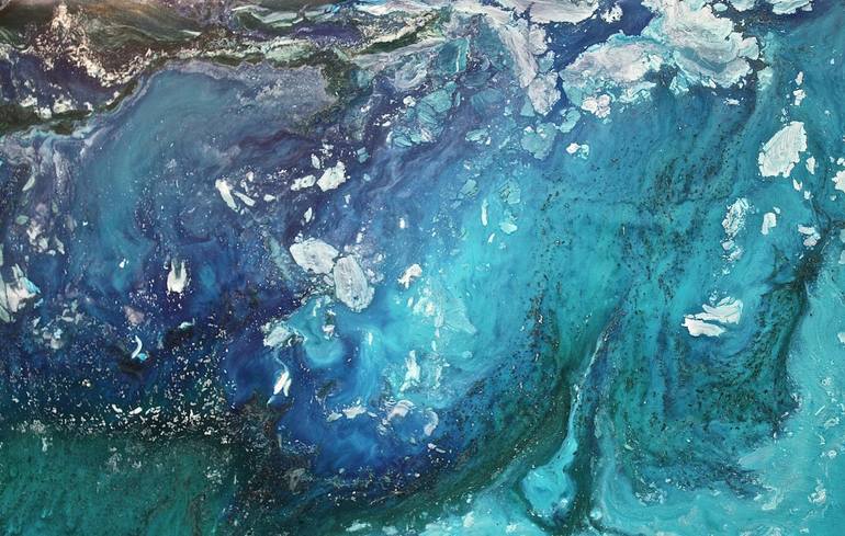 Original Conceptual Seascape Painting by Gray Jacobik