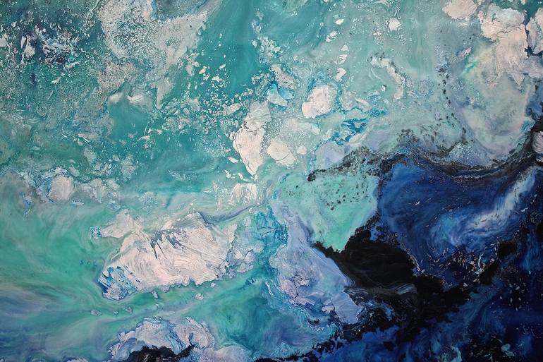 Original Conceptual Seascape Painting by Gray Jacobik
