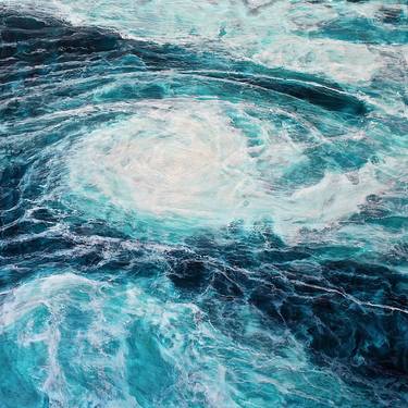 Original Conceptual Aerial Paintings by Gray Jacobik