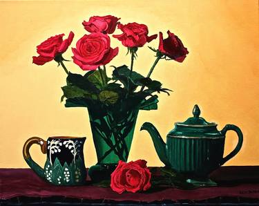 Original Realism Still Life Paintings by Gray Jacobik