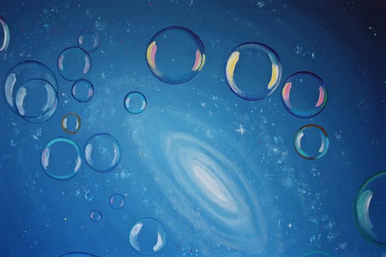 Original Outer Space Painting by Gray Jacobik