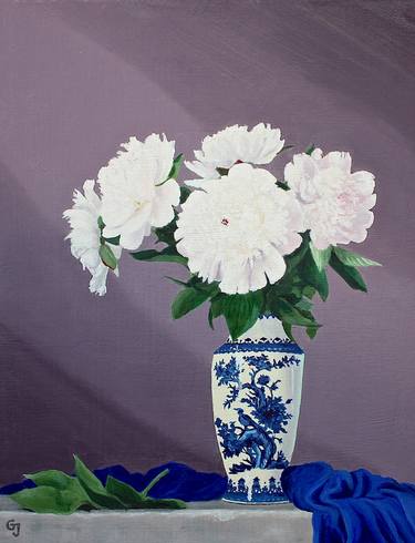 Original Realism Floral Paintings by Gray Jacobik