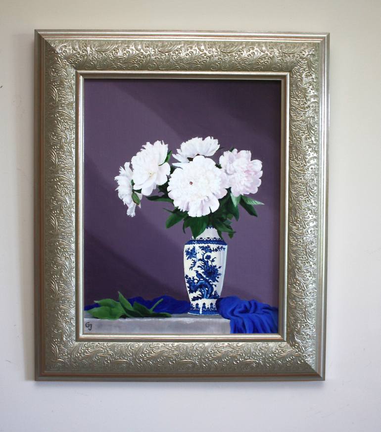 Original Realism Floral Painting by Gray Jacobik