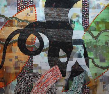 Print of Abstract Science/Technology Collage by John Kokkinos