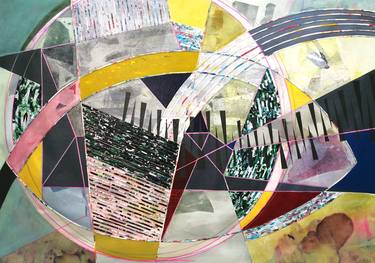 Original Abstract Collage by John Kokkinos