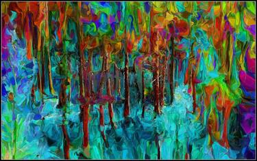 Print of Abstract Expressionism Landscape Paintings by Roy Lindquist