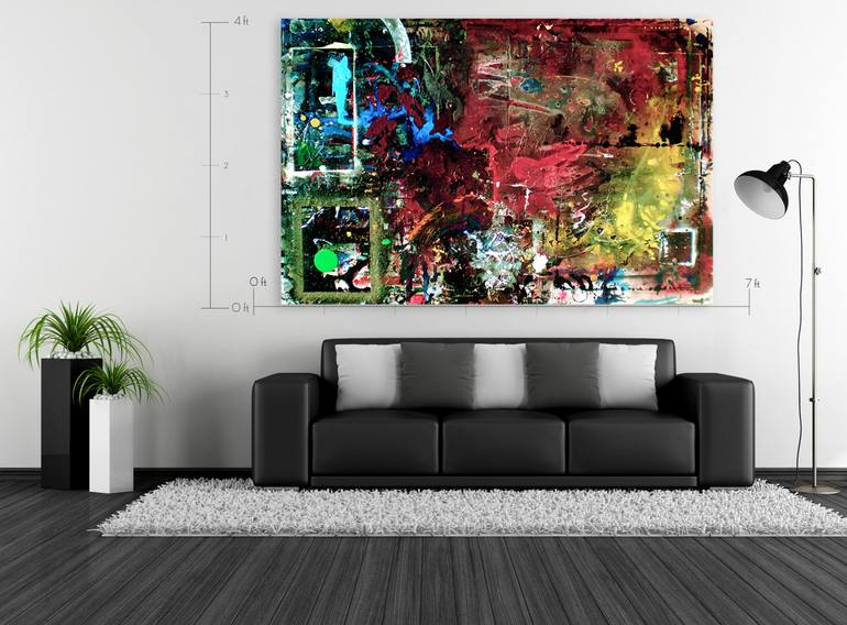 Original Abstract Expressionism Abstract Painting by Anduin Vaid