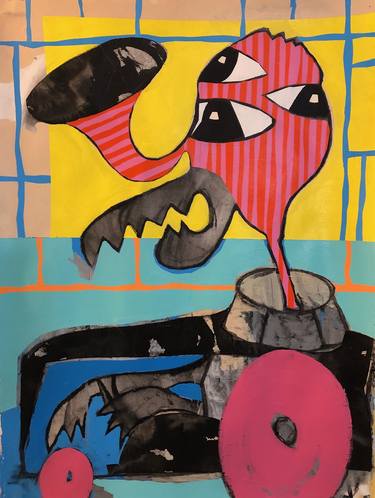 Original Pop Art Abstract Paintings by Todd McCutcheon