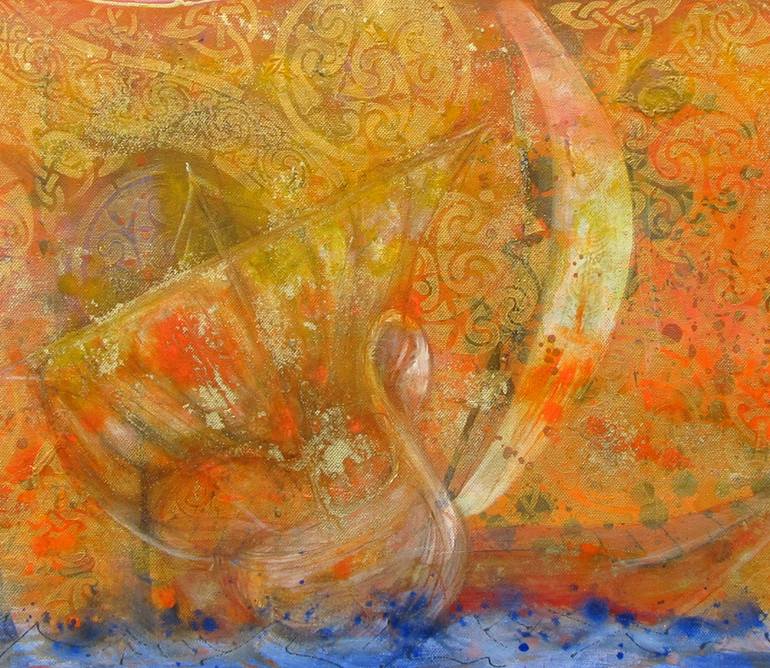 Original Abstract Boat Painting by Henry Sterzik