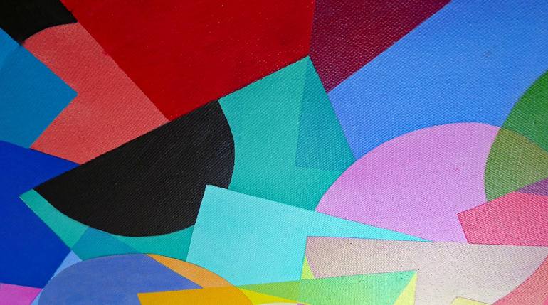 Original Geometric Painting by Stephen Conroy