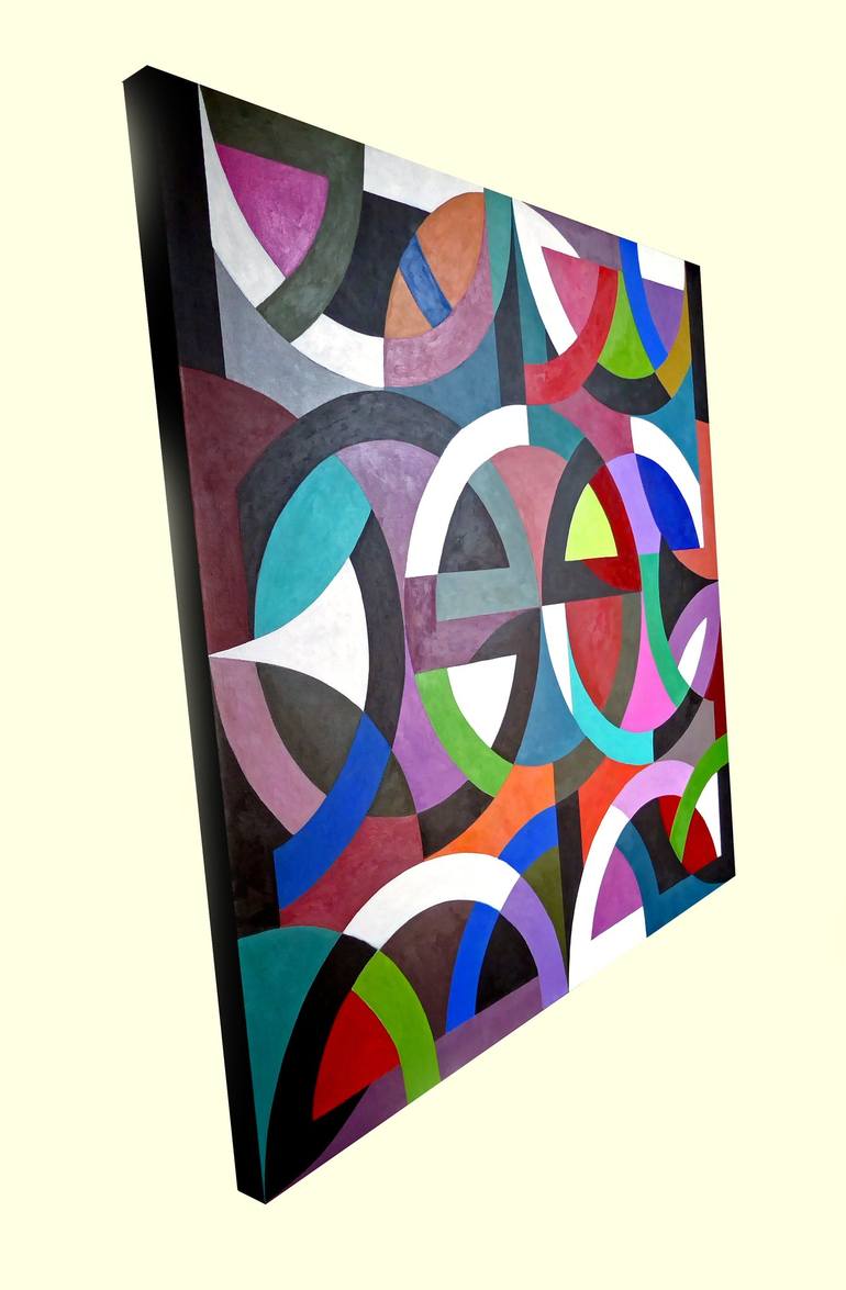 Original Geometric Painting by Stephen Conroy