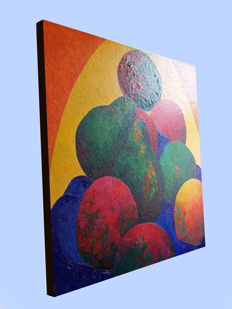 Original Abstract Still Life Painting by Stephen Conroy