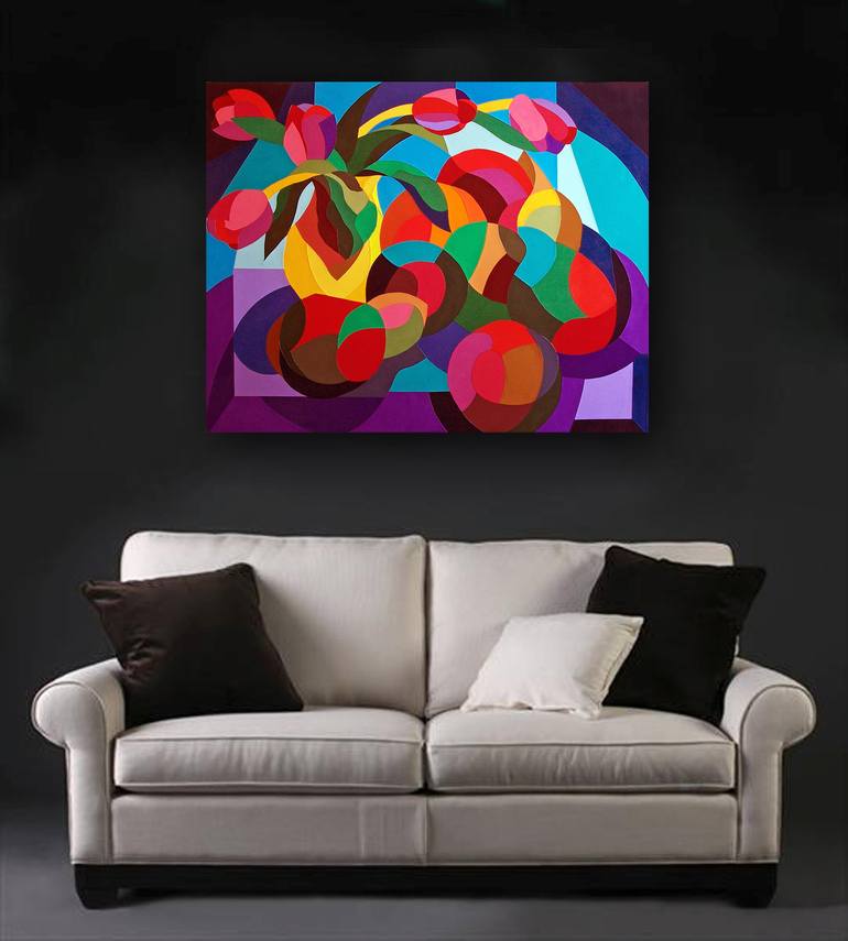 Original Abstract Still Life Collage by Stephen Conroy