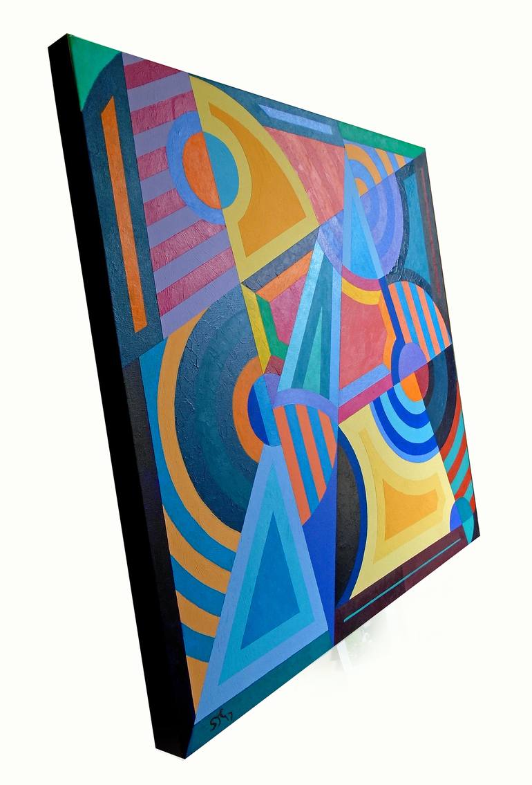 Original Geometric Painting by Stephen Conroy