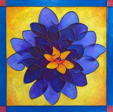 Original Abstract Floral Paintings by Stephen Conroy