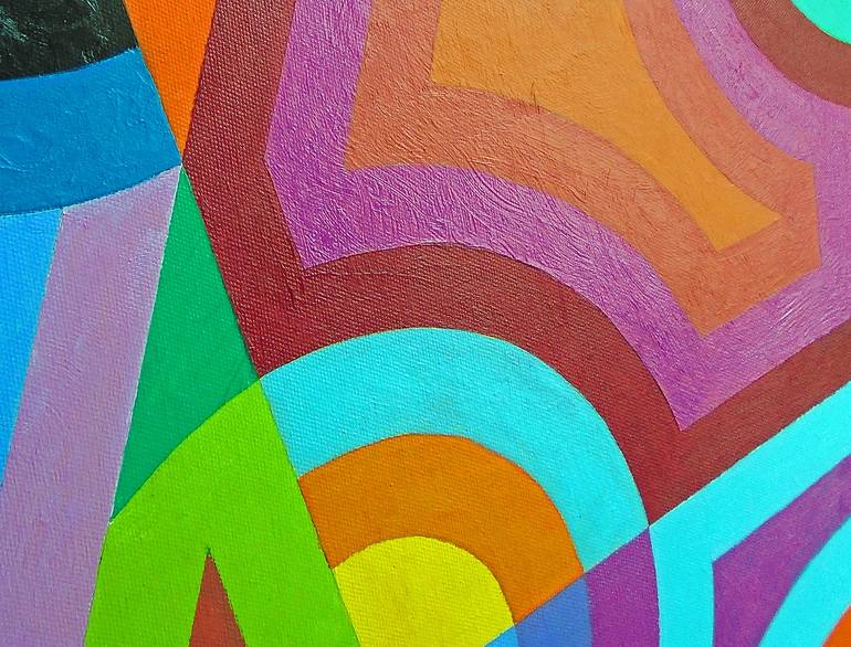 Original Geometric Painting by Stephen Conroy