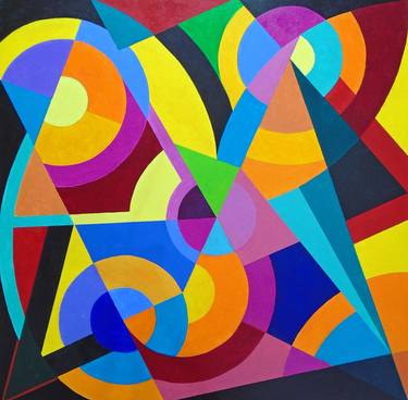 Original Geometric Paintings by Stephen Conroy