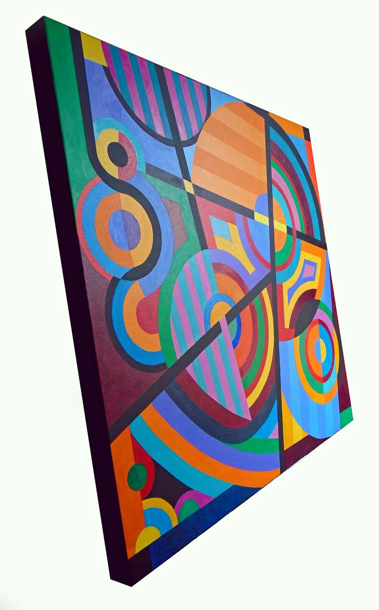 Original Geometric Painting by Stephen Conroy