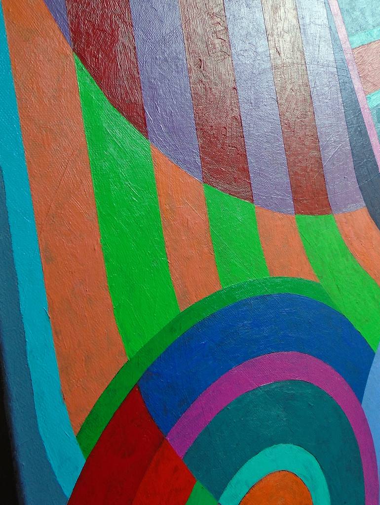 Original Geometric Painting by Stephen Conroy