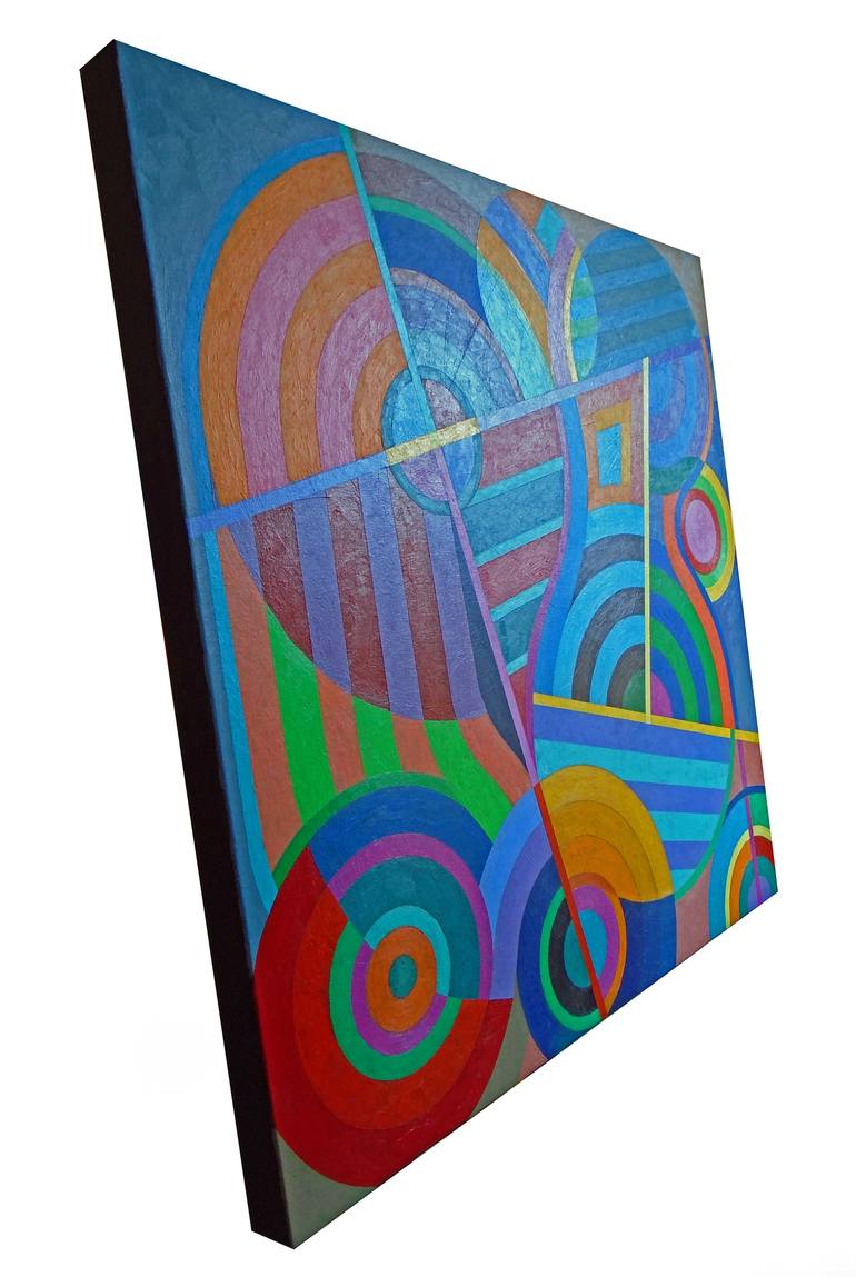 Original Geometric Painting by Stephen Conroy