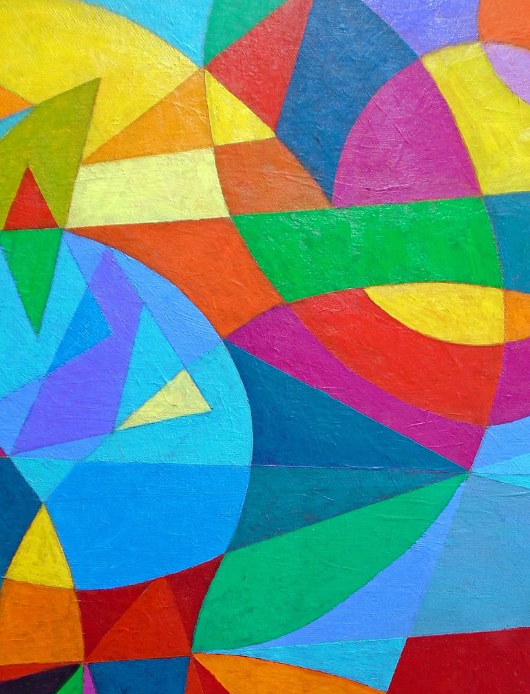 Original Geometric Painting by Stephen Conroy