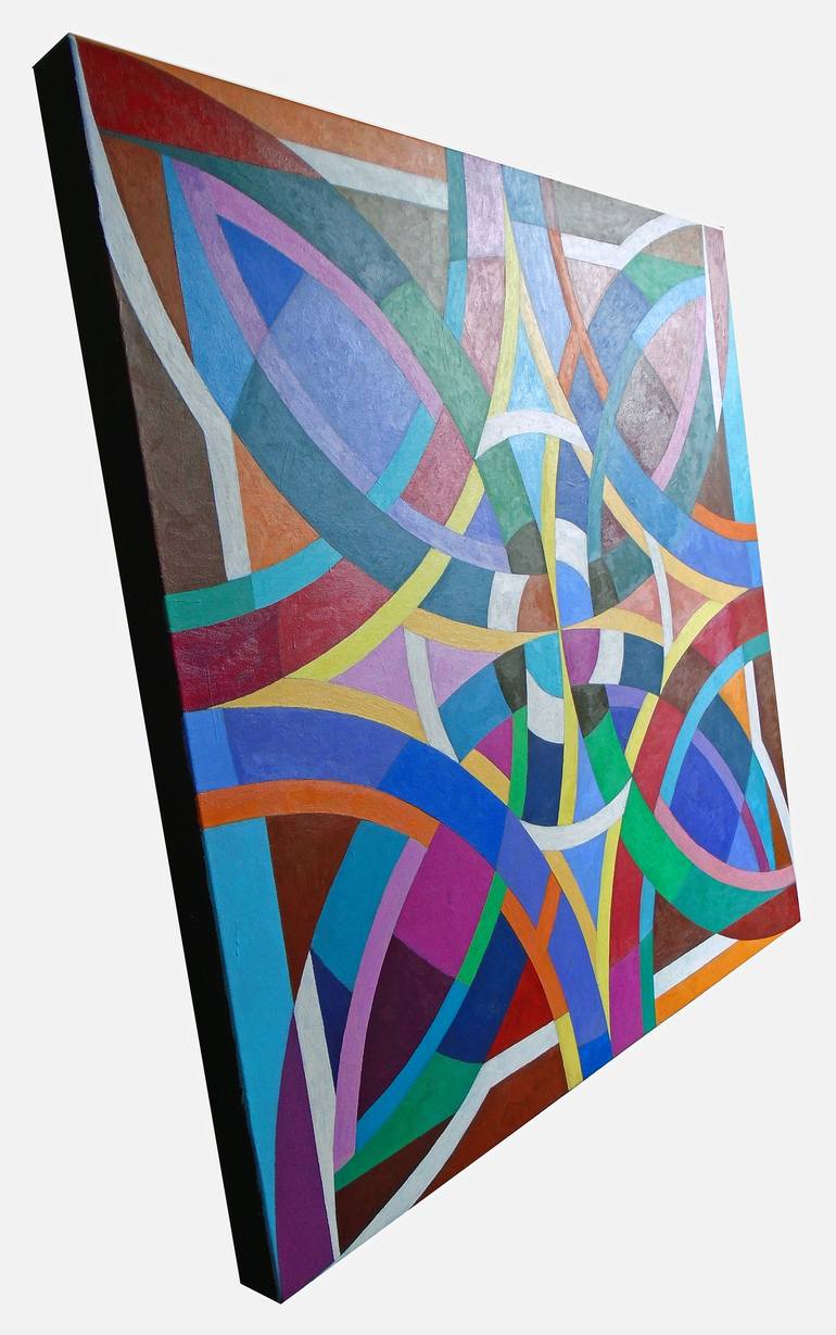 Original Geometric Painting by Stephen Conroy