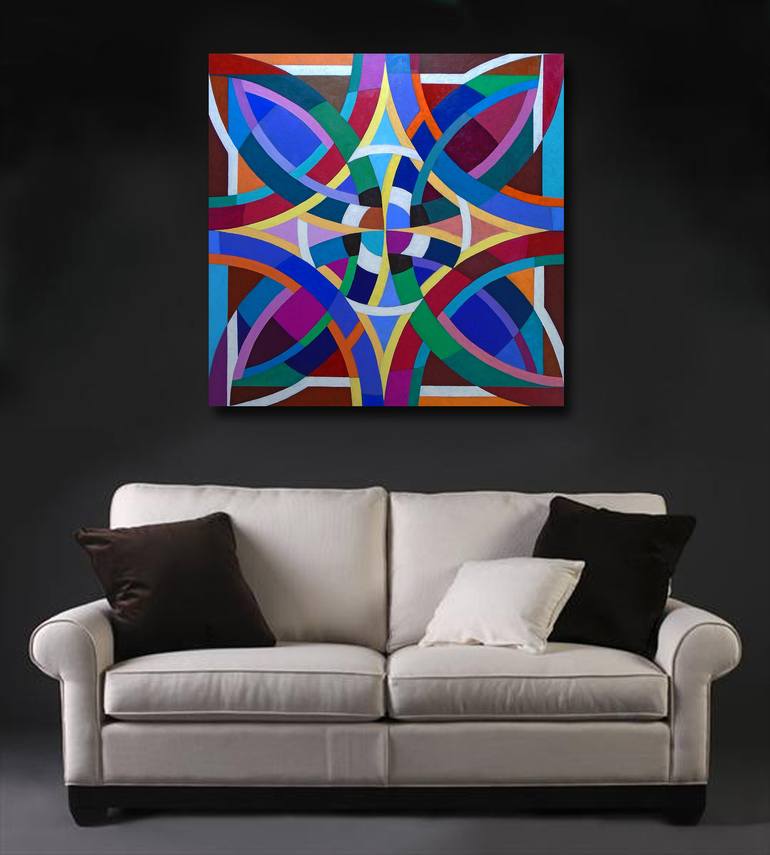 Original Geometric Painting by Stephen Conroy