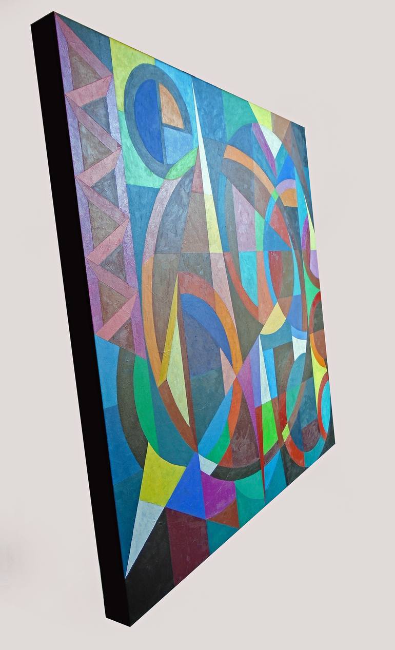 Original Geometric Painting by Stephen Conroy