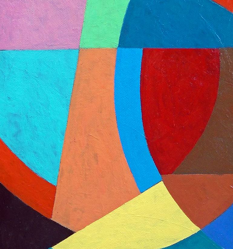 Original Abstract Geometric Painting by Stephen Conroy