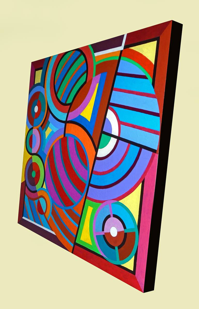 Original Geometric Painting by Stephen Conroy