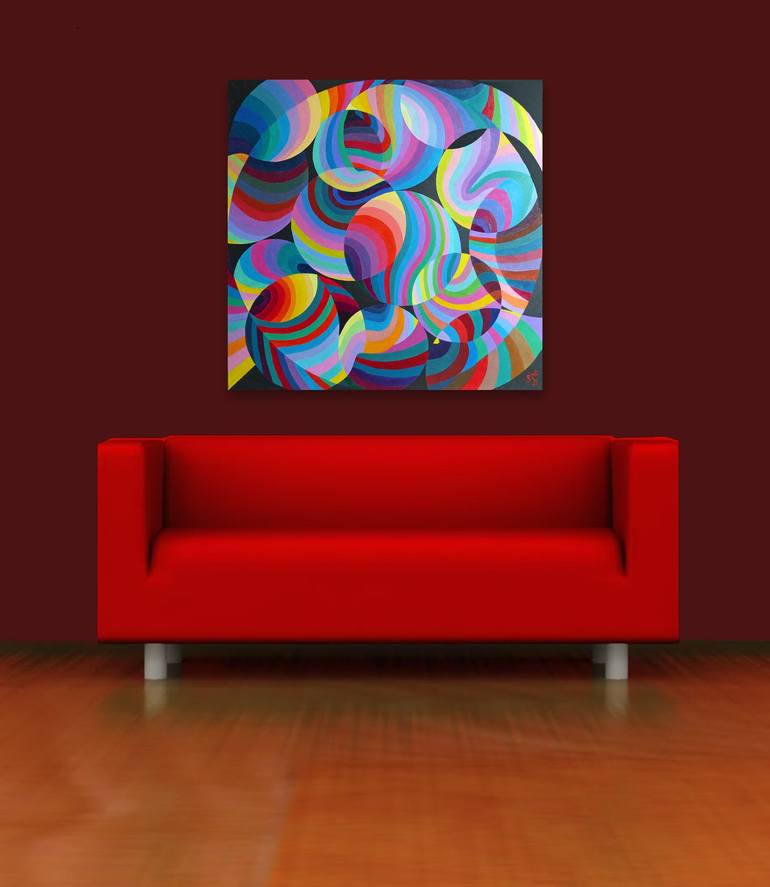 Original Abstract Painting by Stephen Conroy