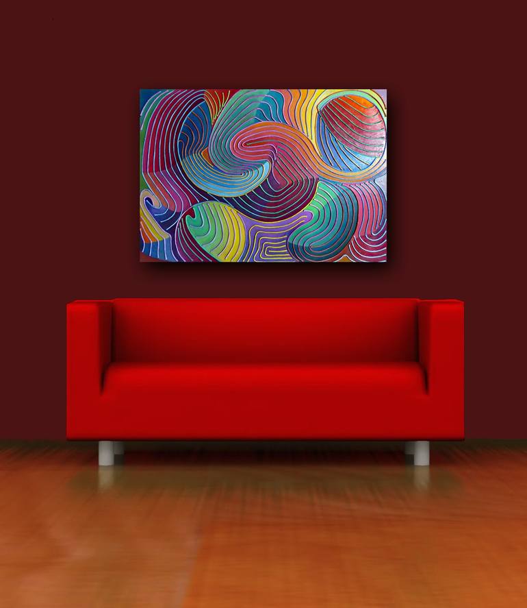 Original Modern Abstract Painting by Stephen Conroy