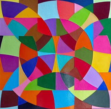 Original Geometric Collage by Stephen Conroy