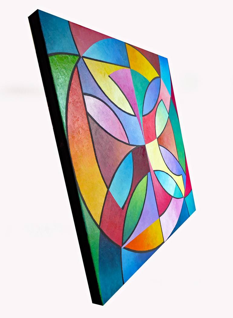 Original Geometric Painting by Stephen Conroy