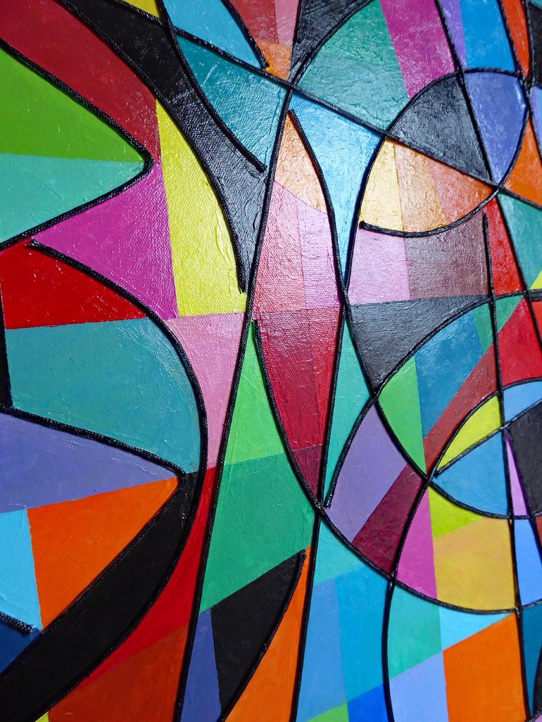 Original Geometric Painting by Stephen Conroy