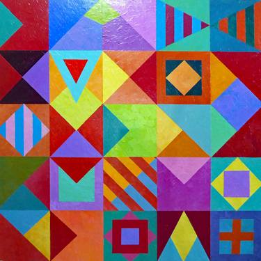 Original Geometric Paintings by Stephen Conroy
