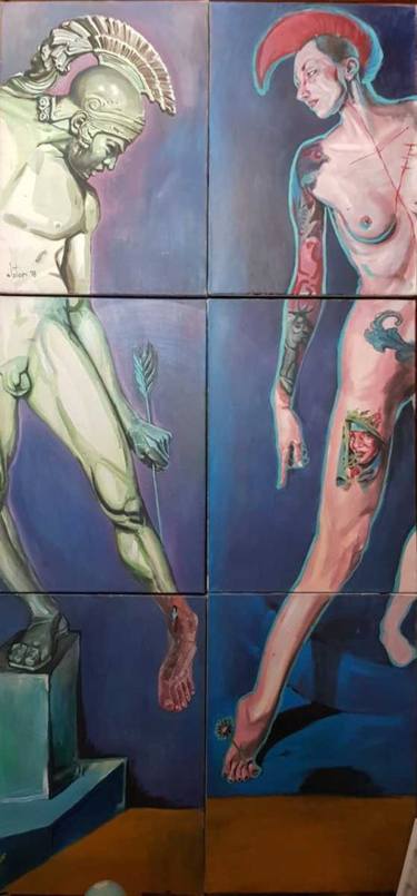 Original Nude Paintings by Mihai Nistor